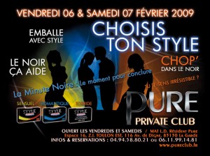 Pure Private club Toulon soirée