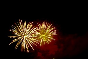 Feu d'artifice sur le port de toulonle 28 aout à 22h