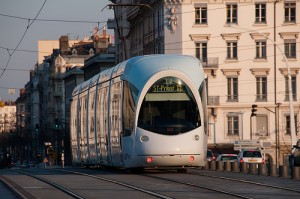 Le tramway à Lyon