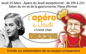 Invitation à l'apéro du Jeudi chez Bacchus