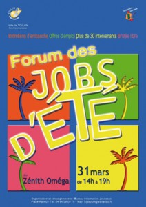 Forum des jobs d'été 2010 à Toulon