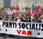 Manifestation contre la réforme des retraites à Toulon