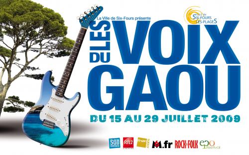 Affiche 2009 du Festival des Voix du Gaou